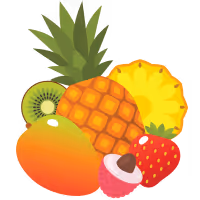 An image of a pile of tropical fruits
