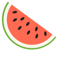 Half a watermelon