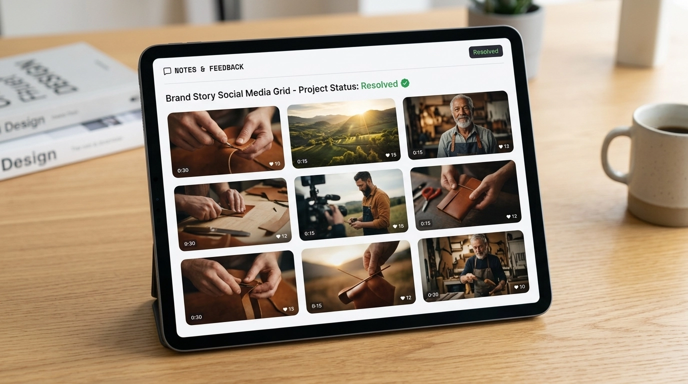 Social Media Content Grid
