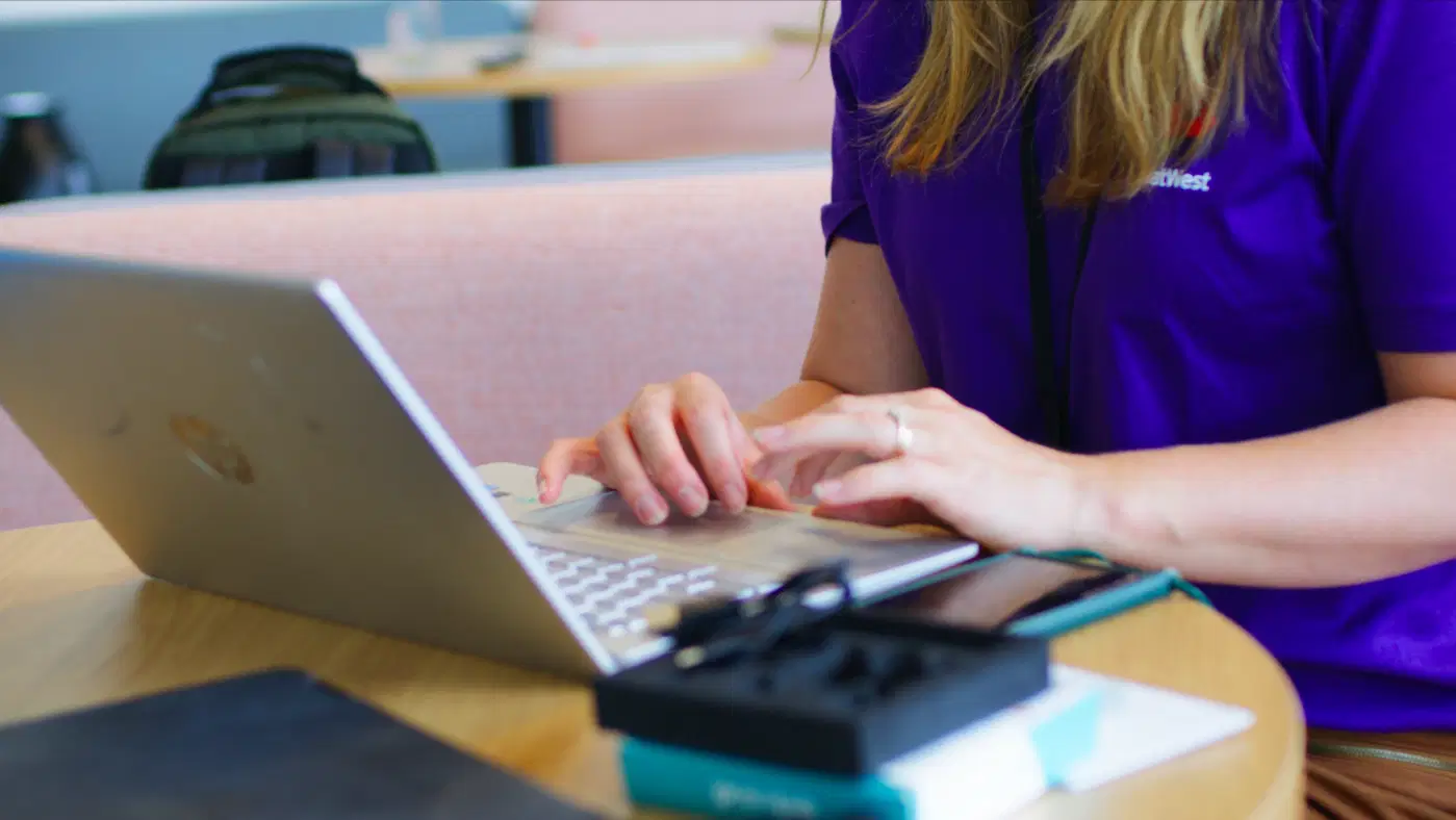 Vault 5 Studios team member using the Video Manager platform