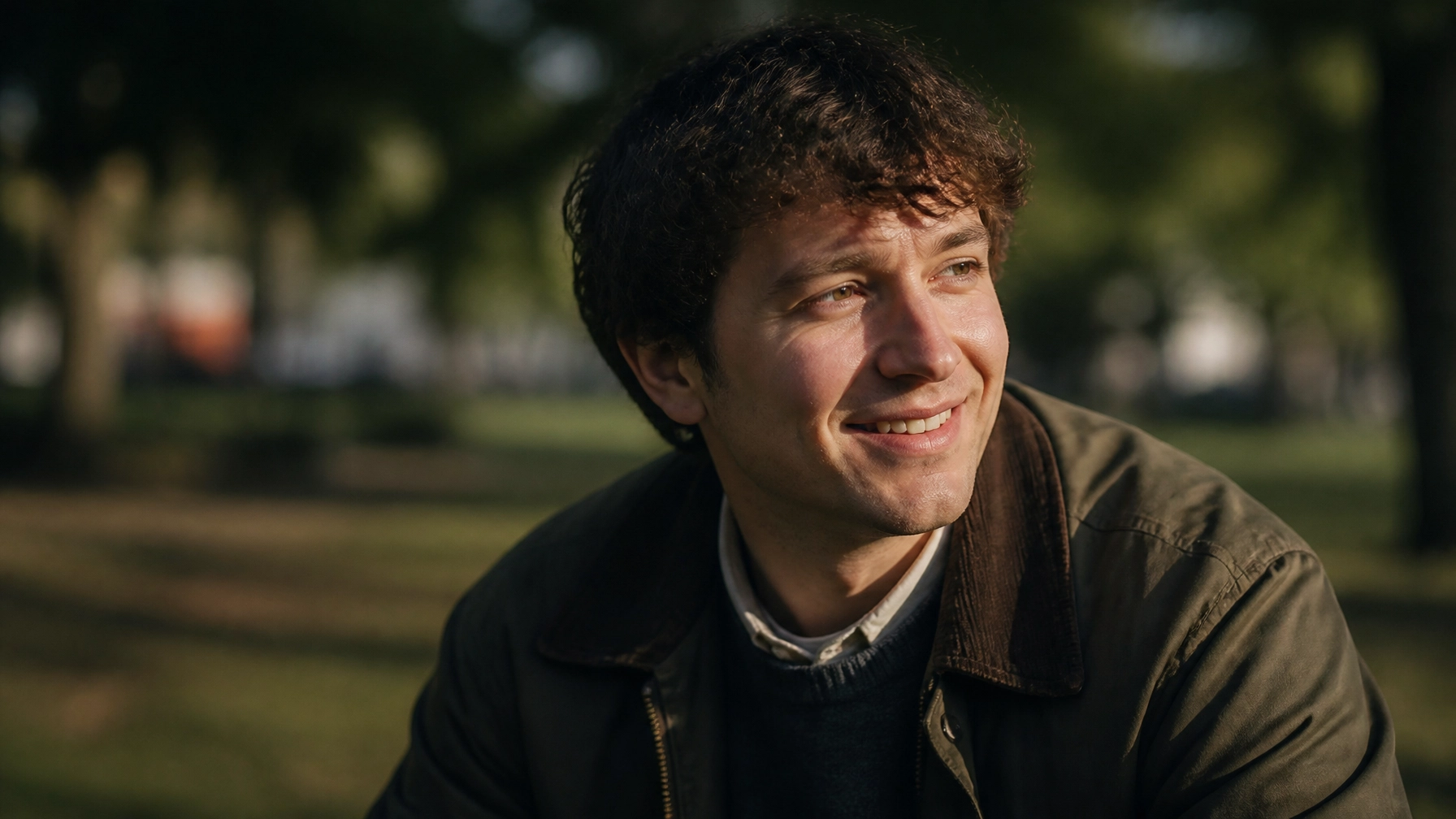 A smiling community member in West Yorkshire, representing the human heart of authentic storytelling.