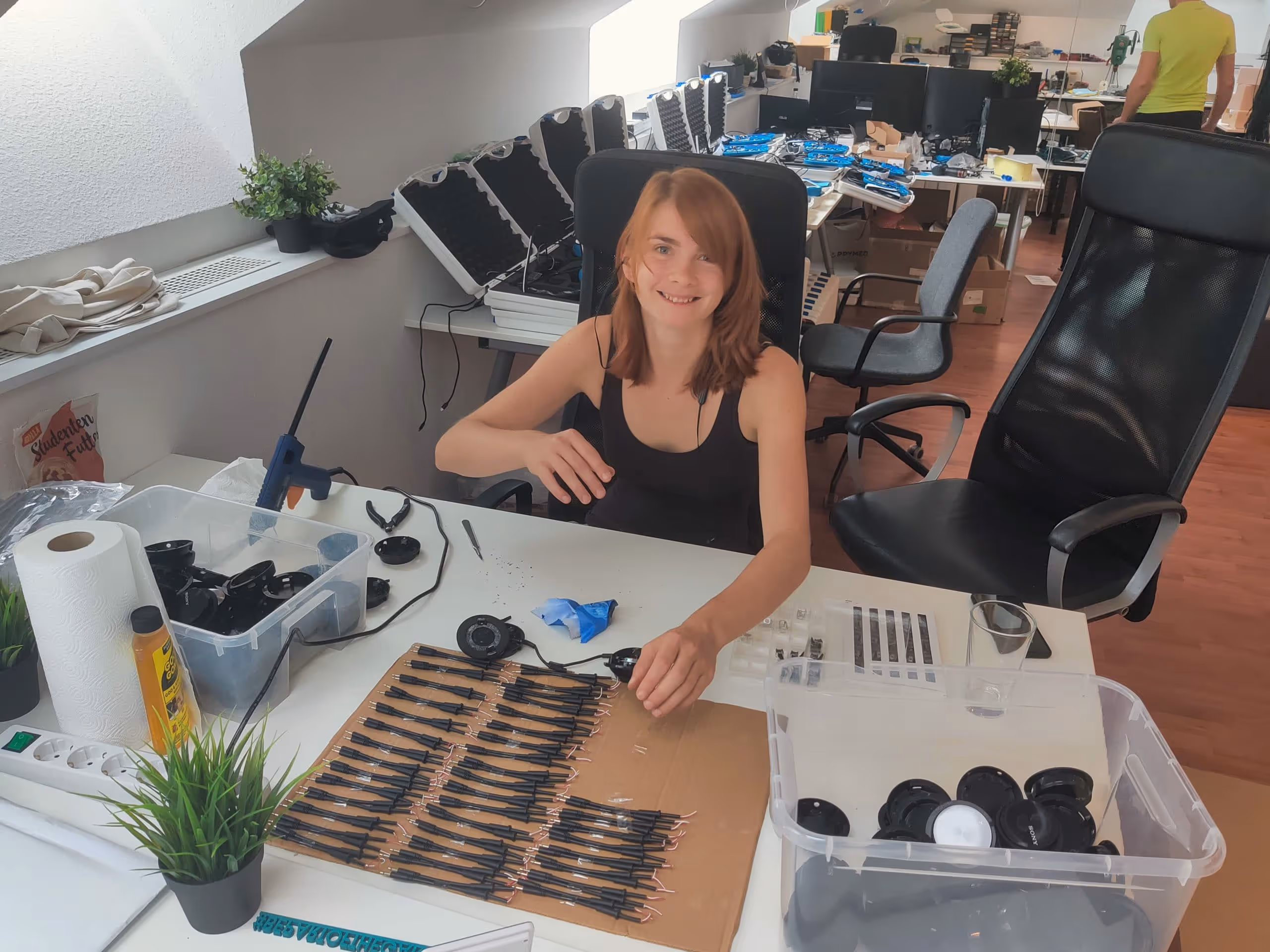 Ines bei der Quality-Assurance