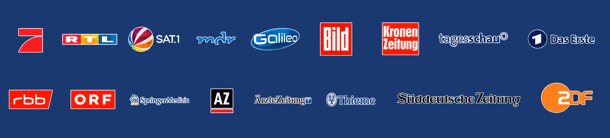 Presse & TV logos