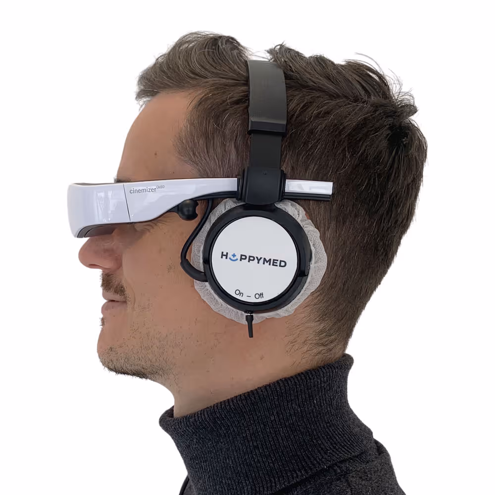 HappyMed Videobrille im Einsatz