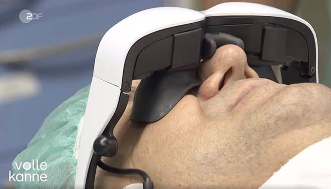Die HappyMed Videobrille im ZDF bei Volle Kanne