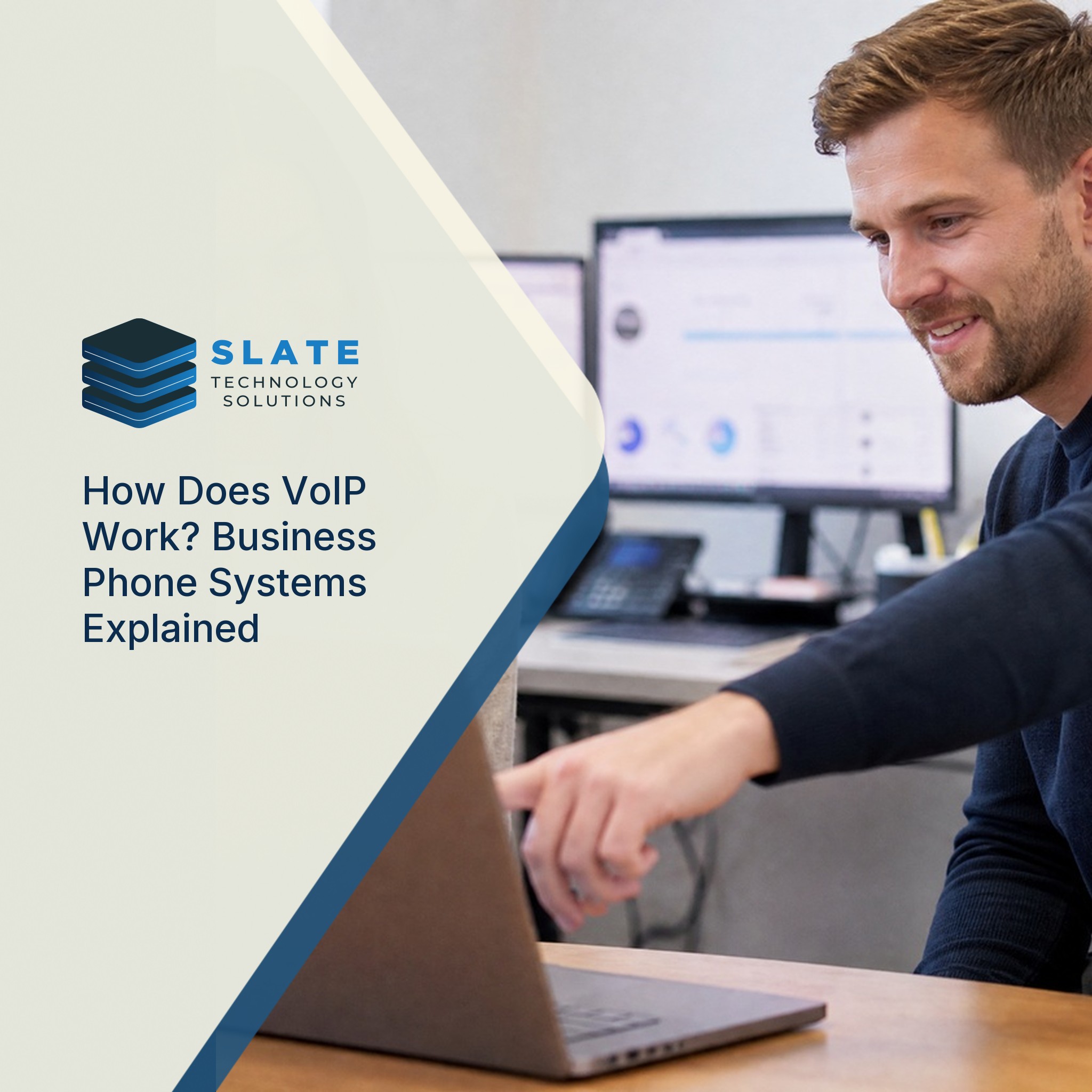 VoIP business phone systems explained blog featured image