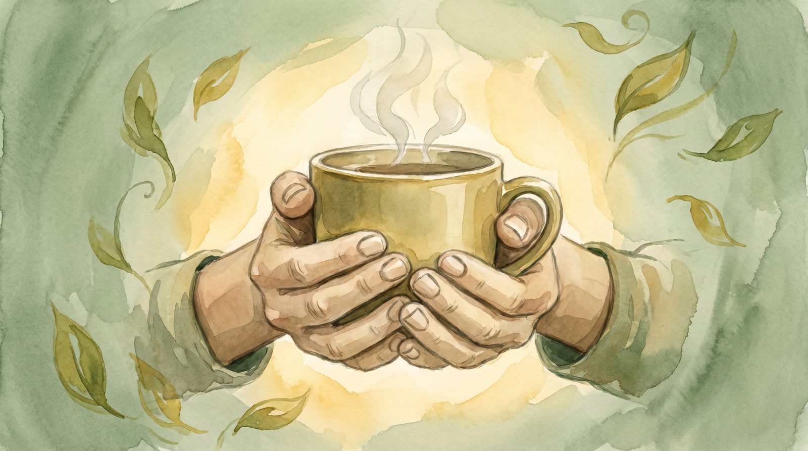A caring cup of tea offered in support