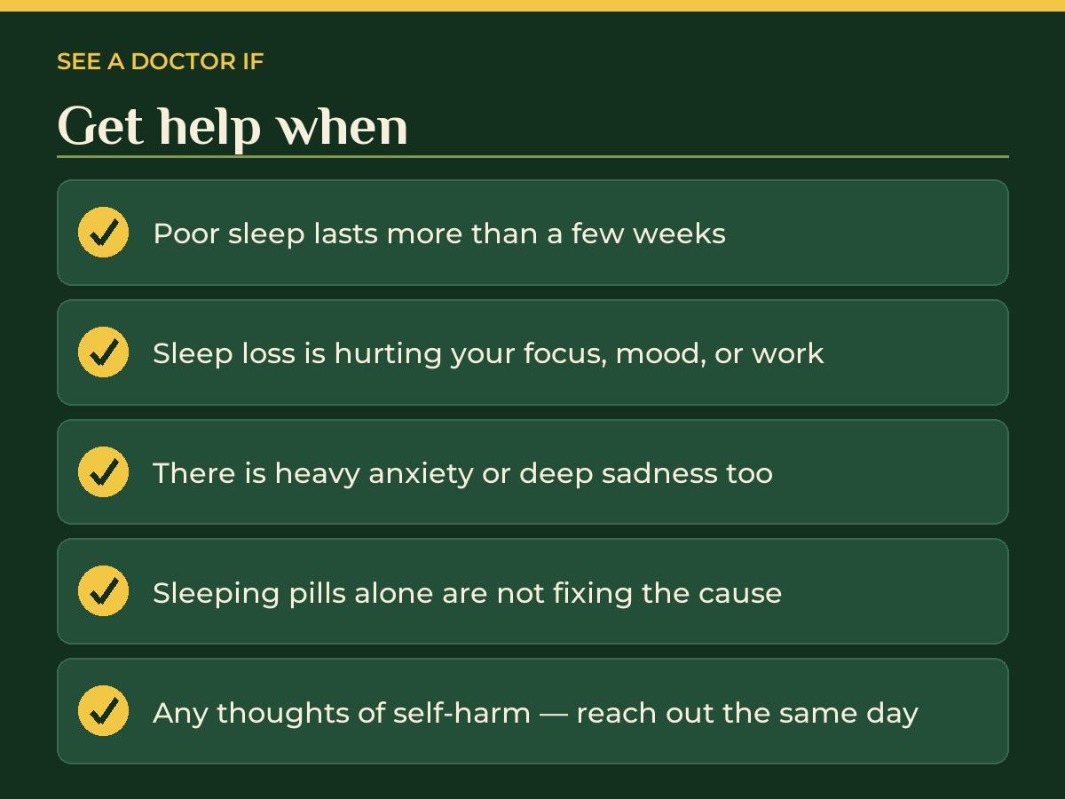 When to see a doctor about sleep