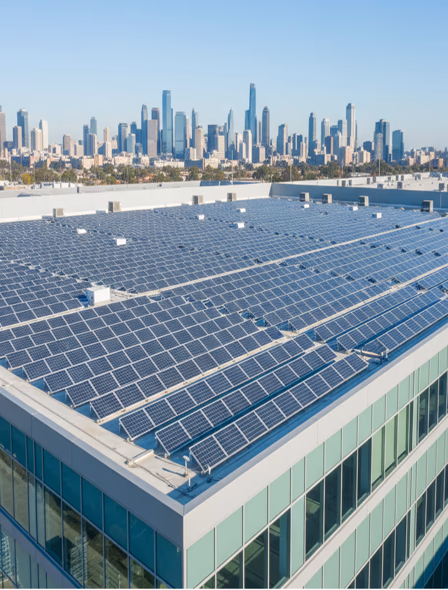 Utility-scale switchyard at a Pepco-interconnected D.C. community solar site, showing transformers and switchgear that route clean power into the District’s grid for Community Net Metering credits.