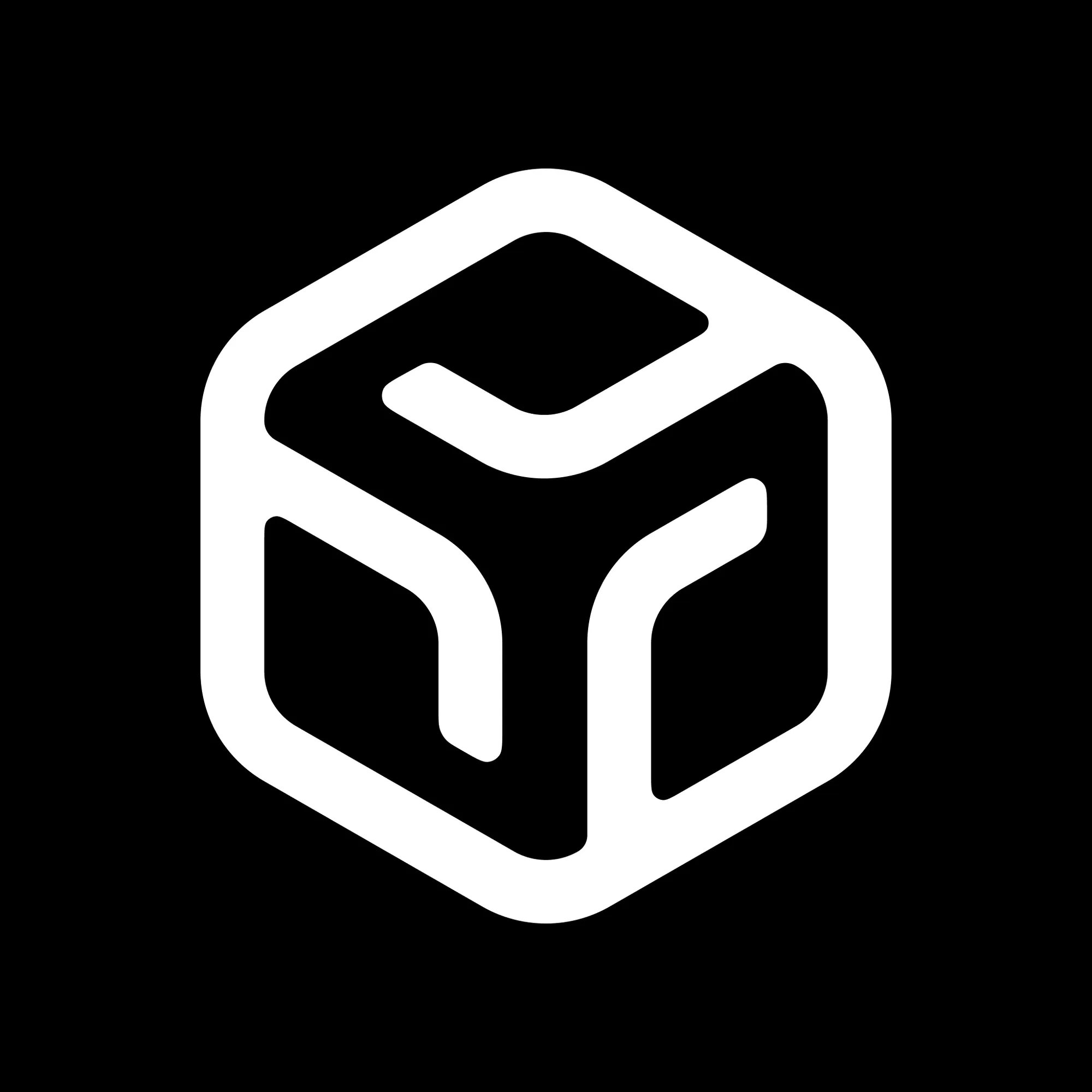 Runpod logo icon white