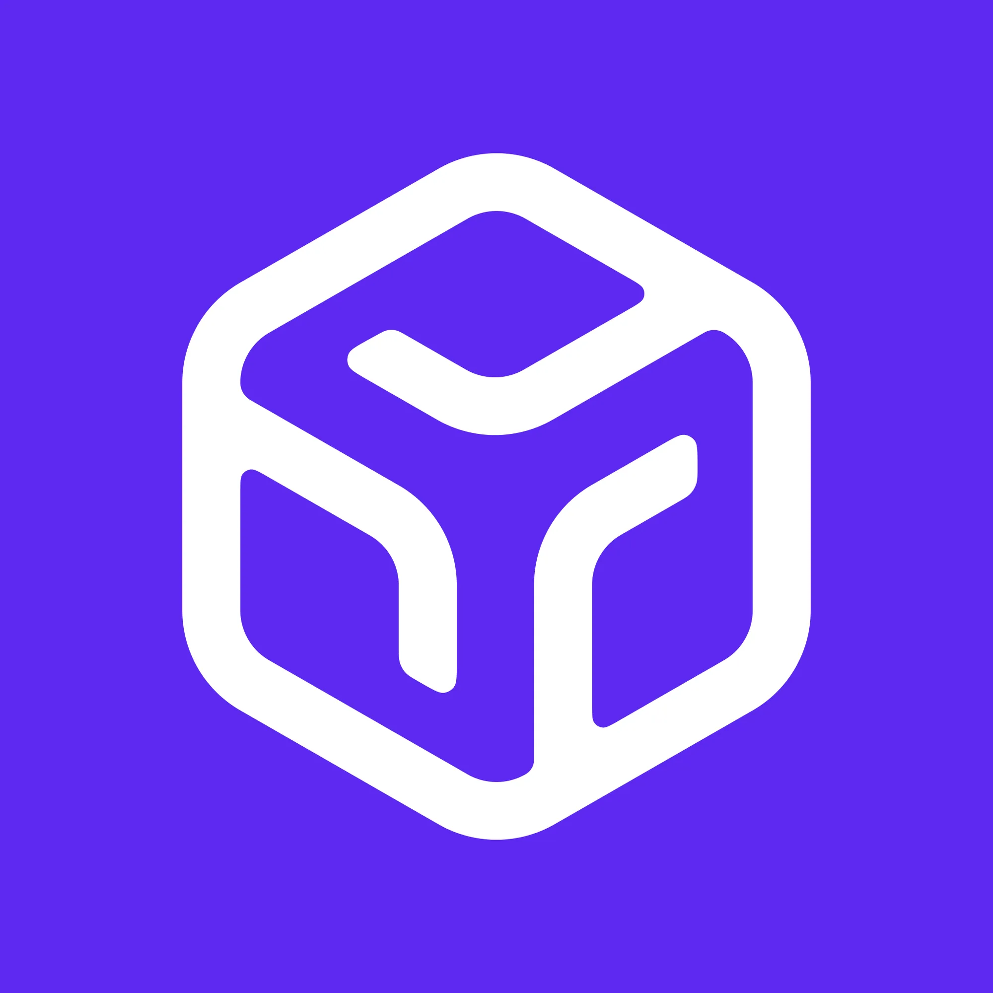 Runpod logo icon brand purple