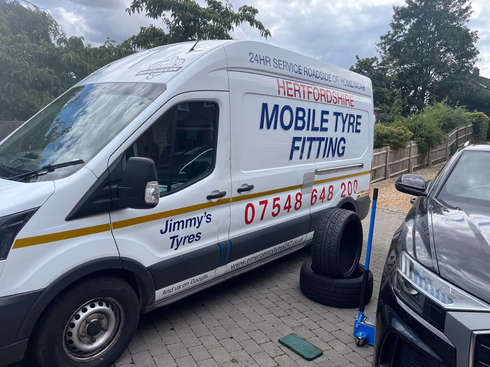 image of car tire rotation service