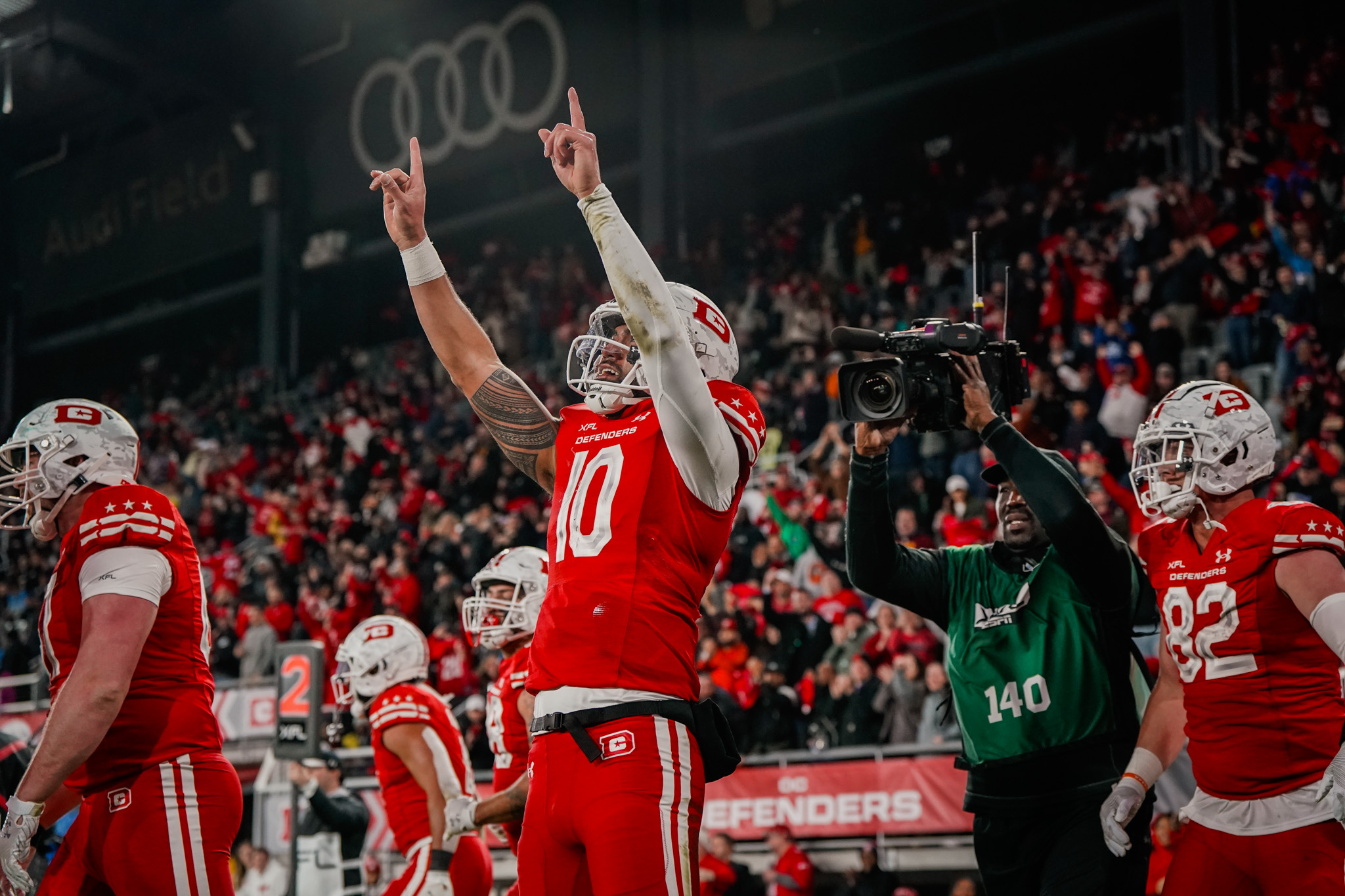 Jordan Ta’amu Re-signs with D.C. Defenders, Bolstering UFL's Elite Quarterback Ranks for 2024 Season