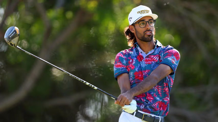 Akshay Bhatia Takes the Lead in a Crowded Field at Rocket Mortgage Classic