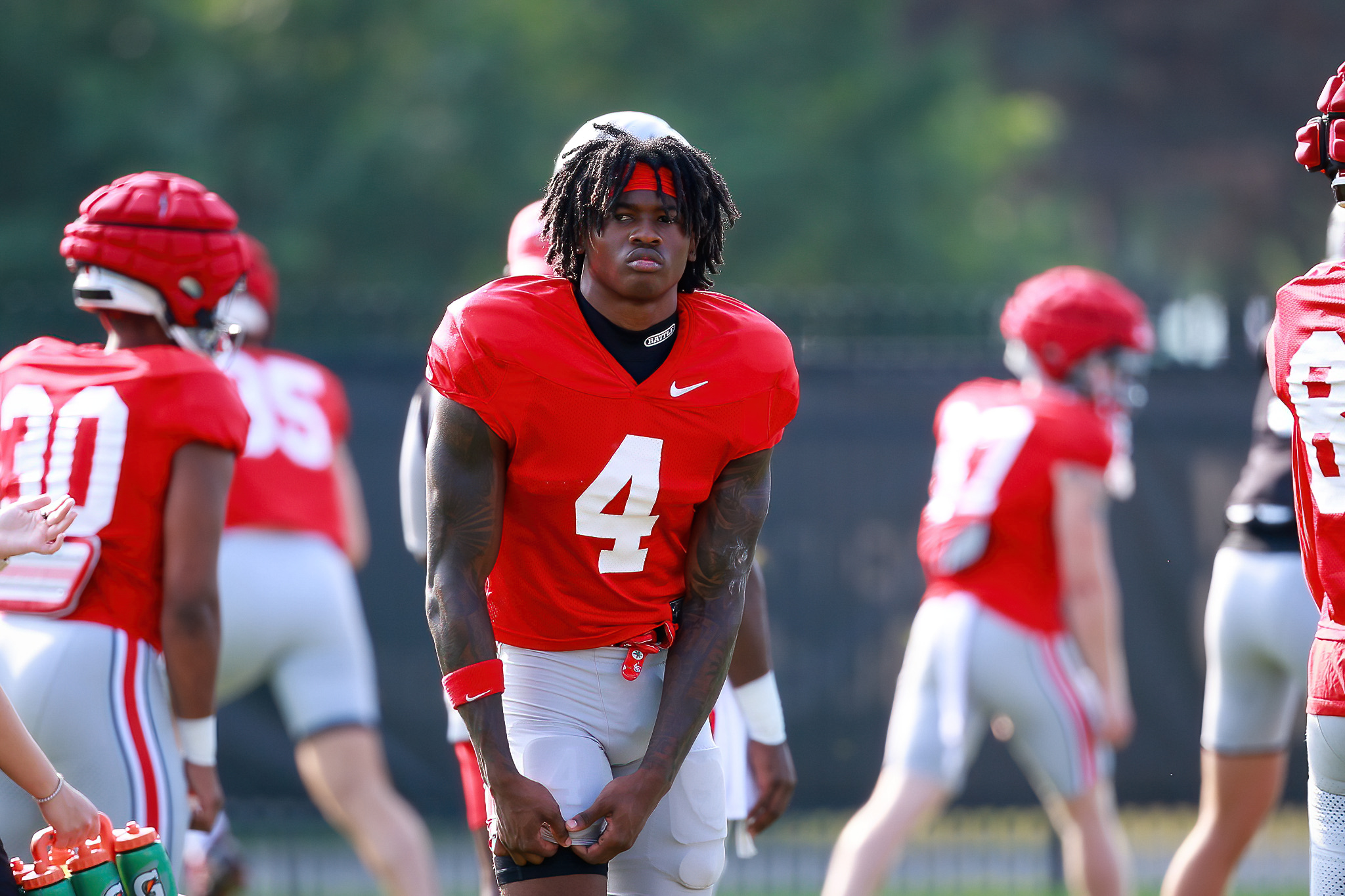 Ohio State Freshman Jeremiah Smith Shines in Preseason Camp, Showcasing His Potential