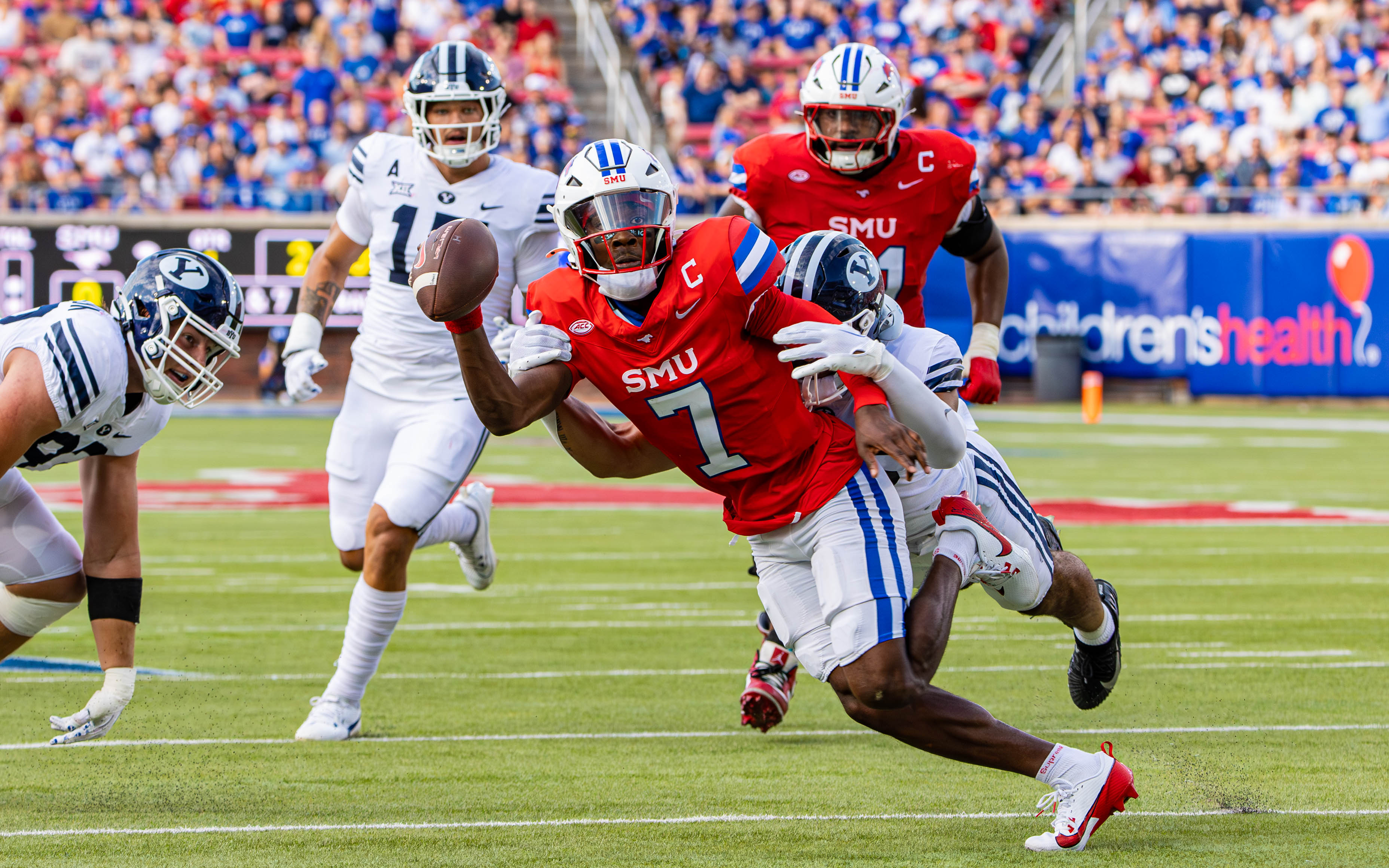 BYU Edges SMU in Gritty 18-15 Victory to Remain Undefeated