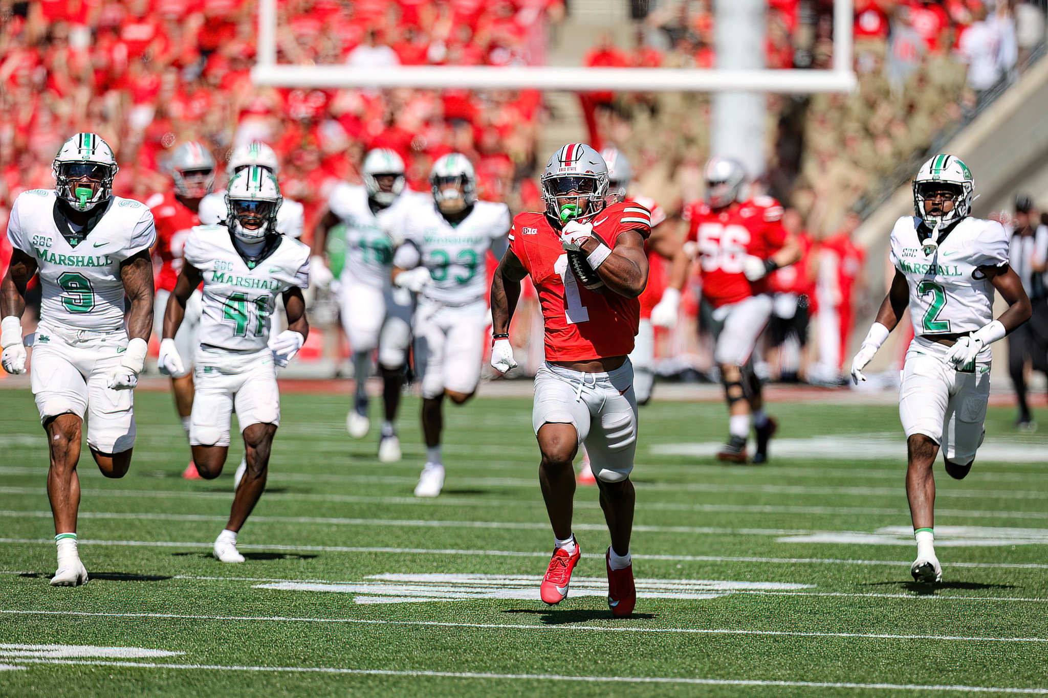 Ohio State Cruises Past Marshall with Explosive Offense, Setting Stage for Tougher Competition