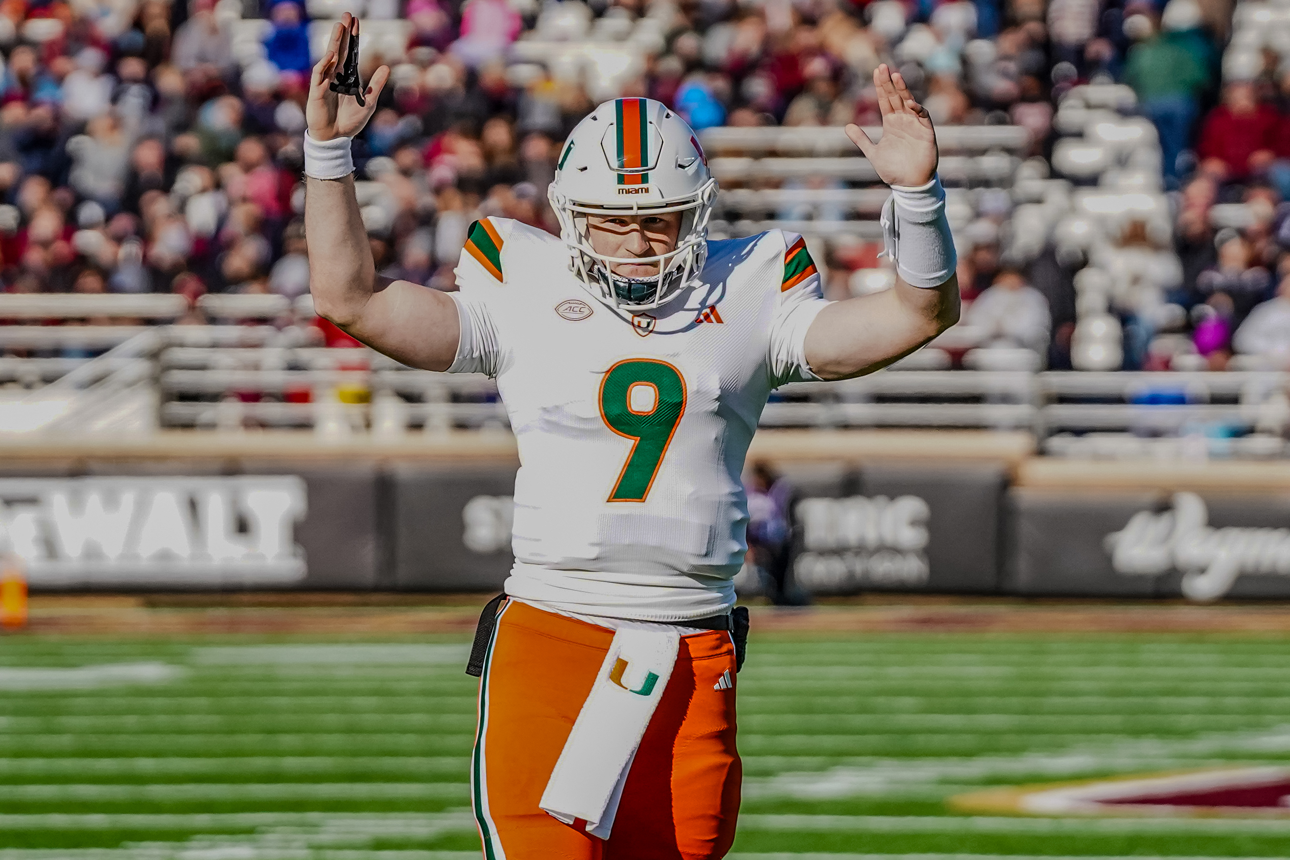 Hurricanes Soar to Victory: Van Dyke and Parrish Lead Miami's Dominant Win Over Boston College