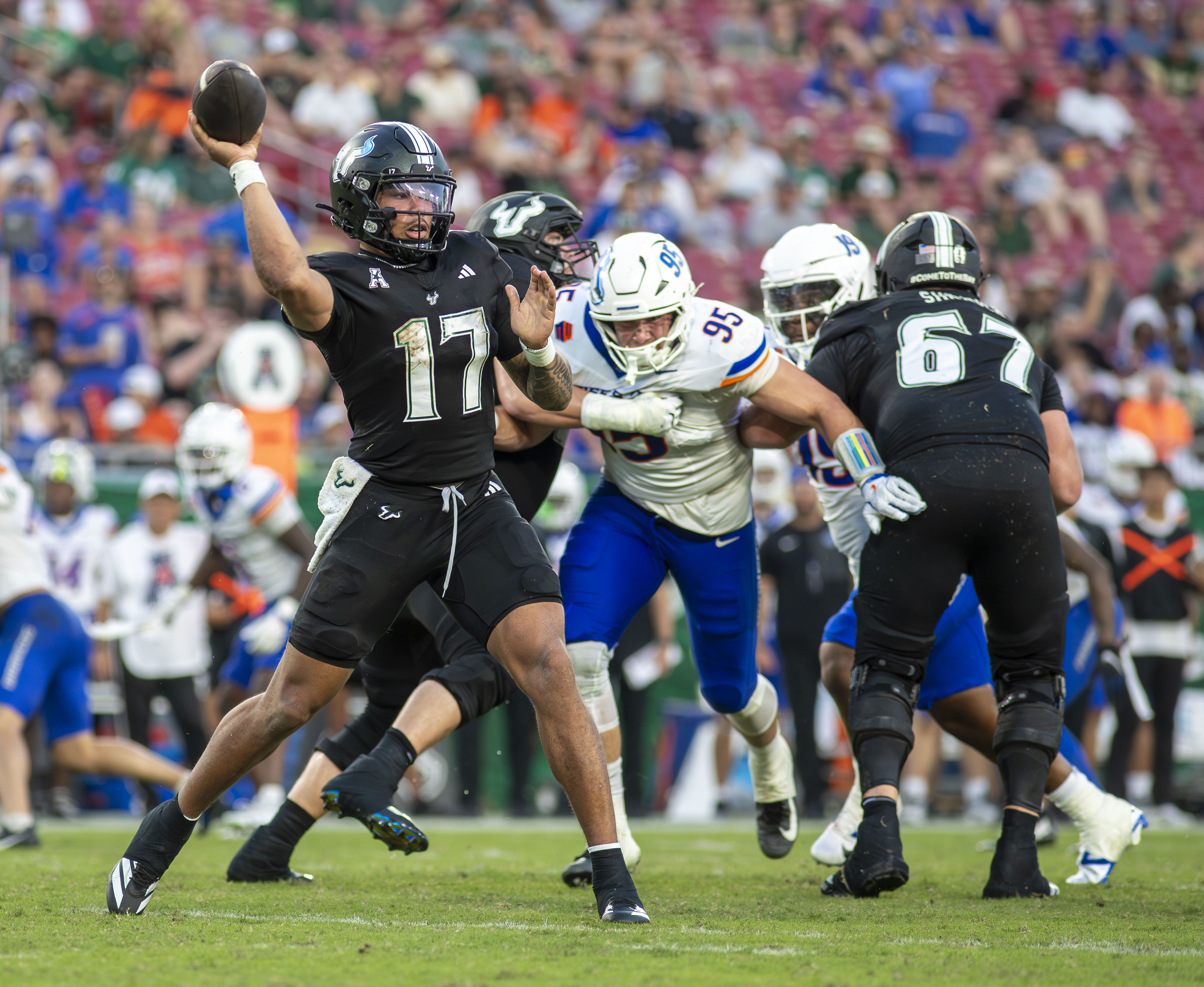 USF Stuns No. 25 Boise State in Season Opener Blowout: Byrum Brown, Bulls Defense Dominate in 34-7 Statement Win