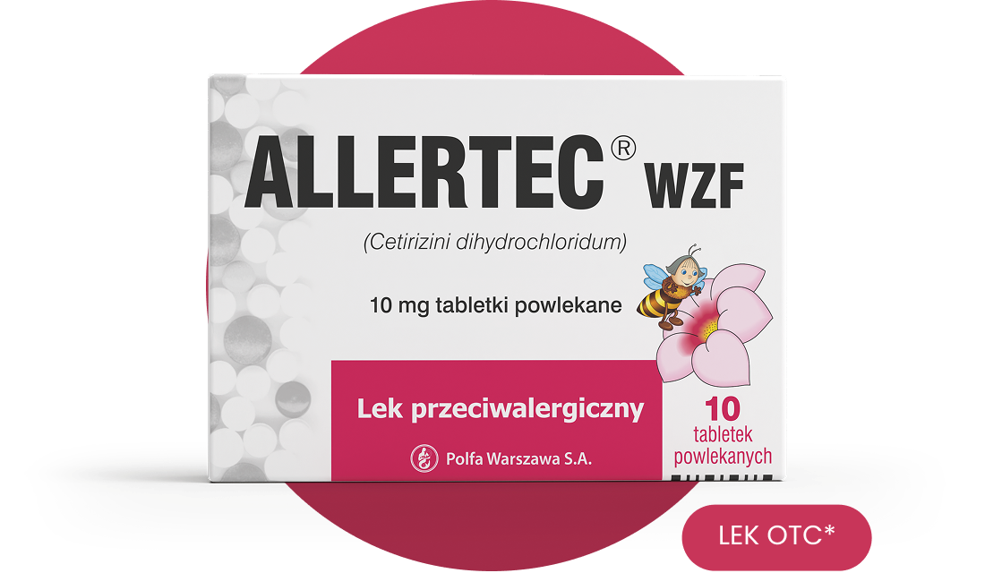 Allertec® WZF – opakowanie 10 tabletek