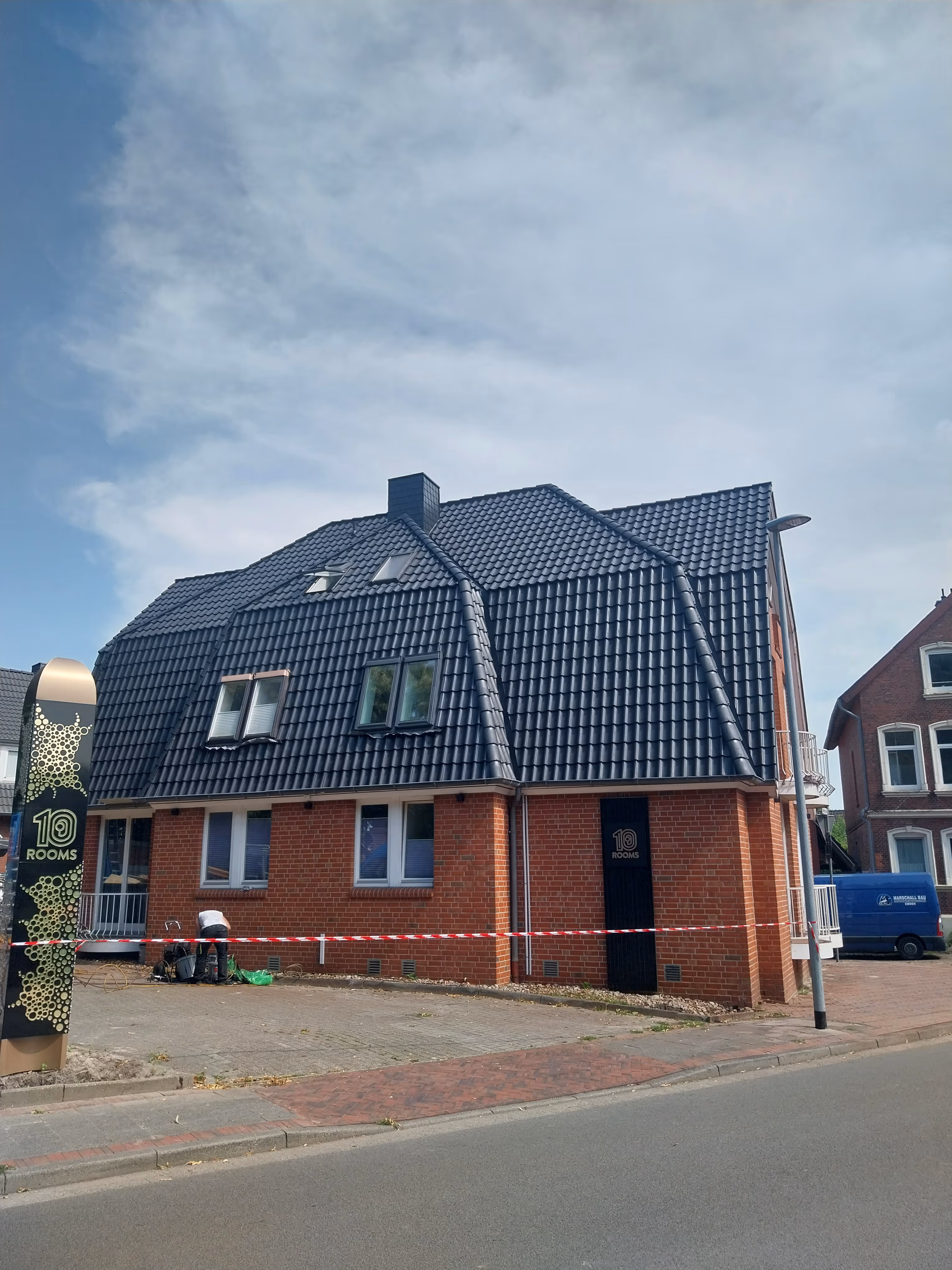 J&A Dachsanierungen Team bei der Arbeit