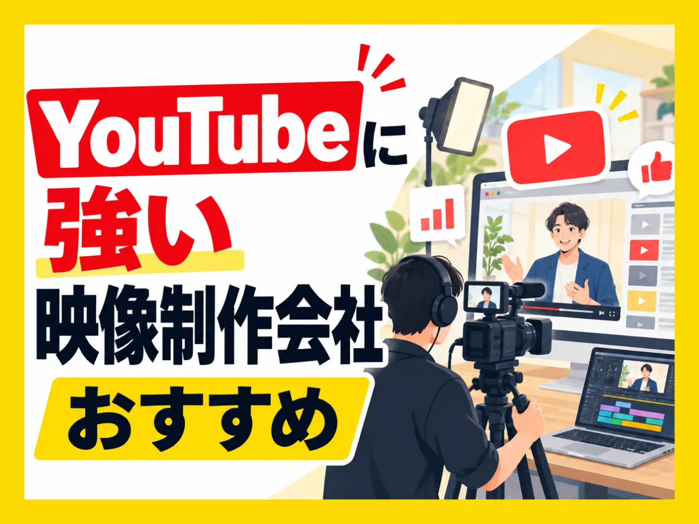 YouTubeに強い映像制作会社おすすめ11選【2026年版】