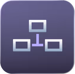 VLAN support icon – 802.1X network segmentation