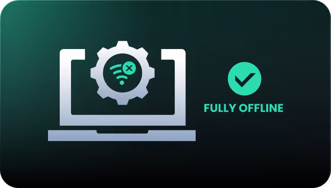 Fully offline workstation schema – field maintenance