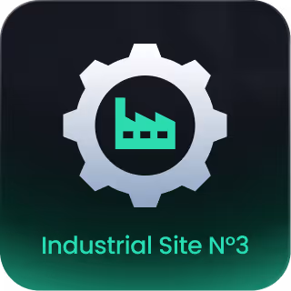 Industrial Site N°3 – isolated maintenance environment icon