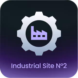 Industrial Site N°2 – isolated maintenance environment icon