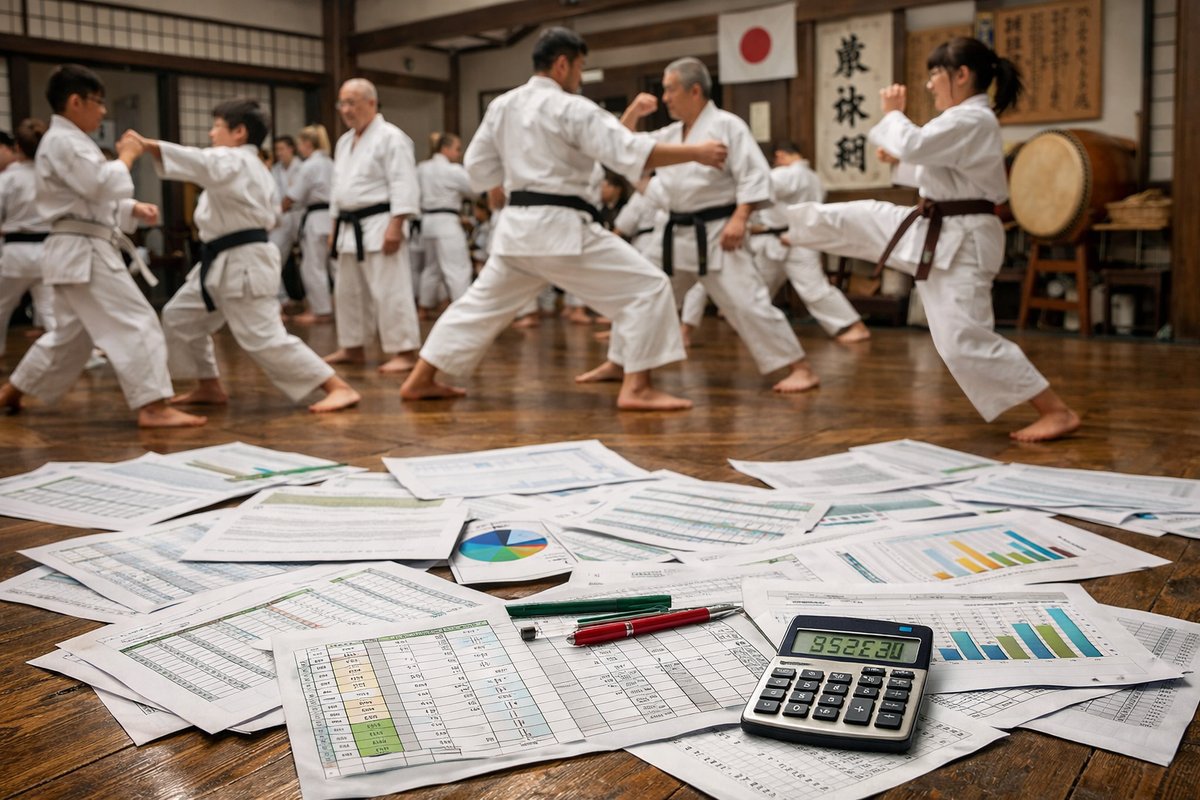 martial arts class swamped by paperwork