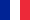 Drapeau de la France avec trois bandes verticales bleu, blanc et rouge.