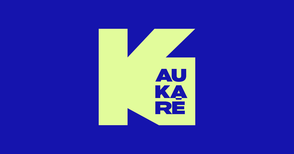 Logo client AUKARÉ - stand d'exposition sur mesure