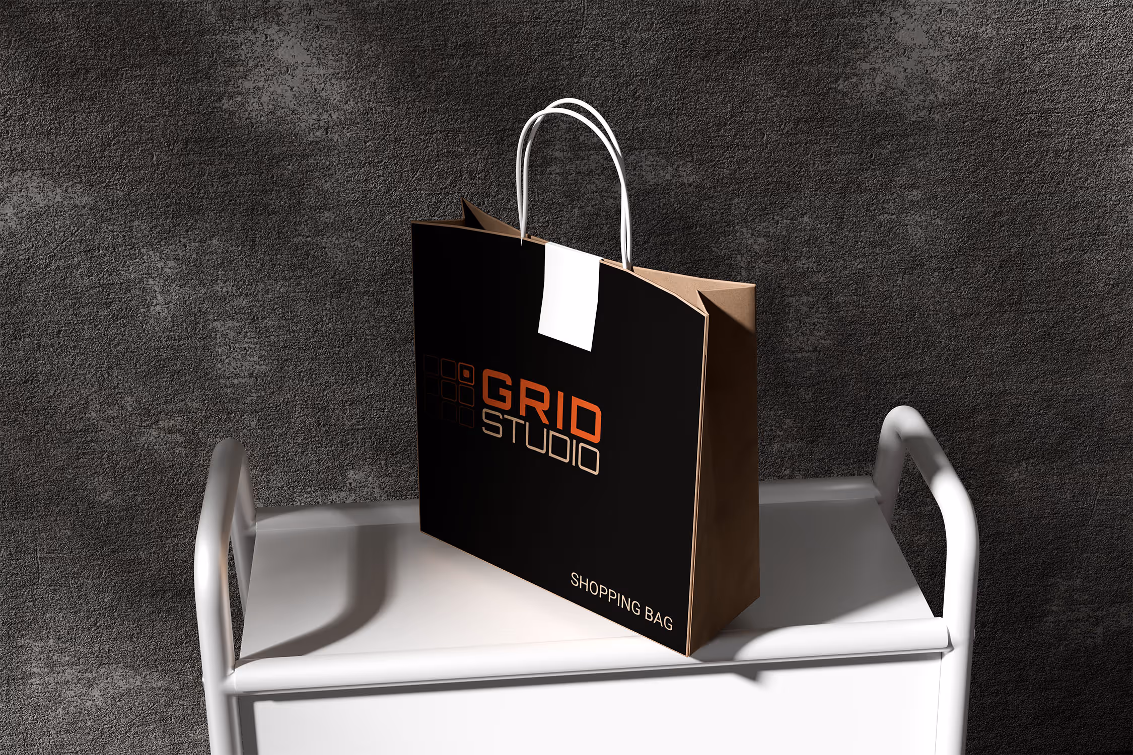punga personalizata de comert grid studio
