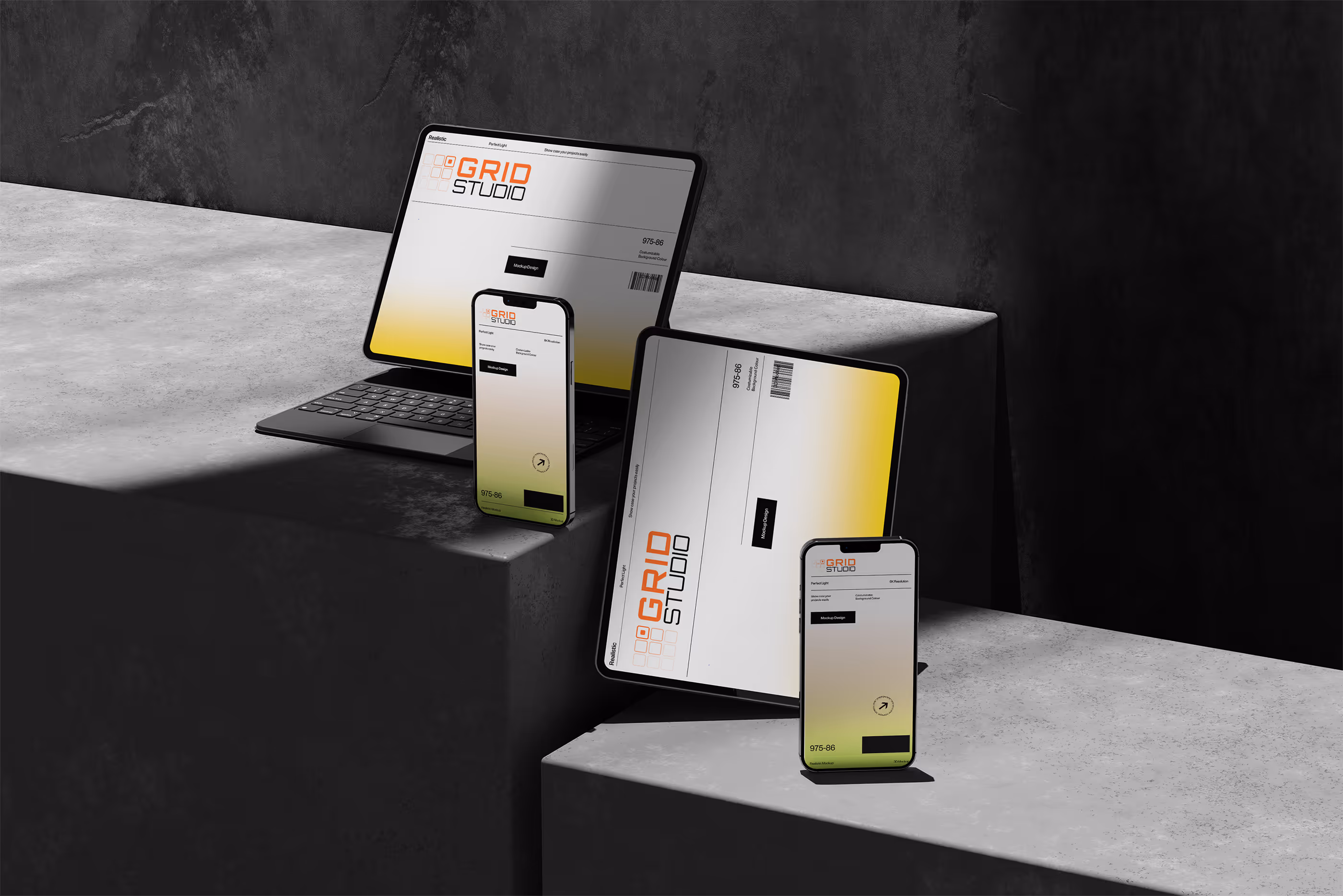 Dispozitive multiple afisand design responsive pentru website modern