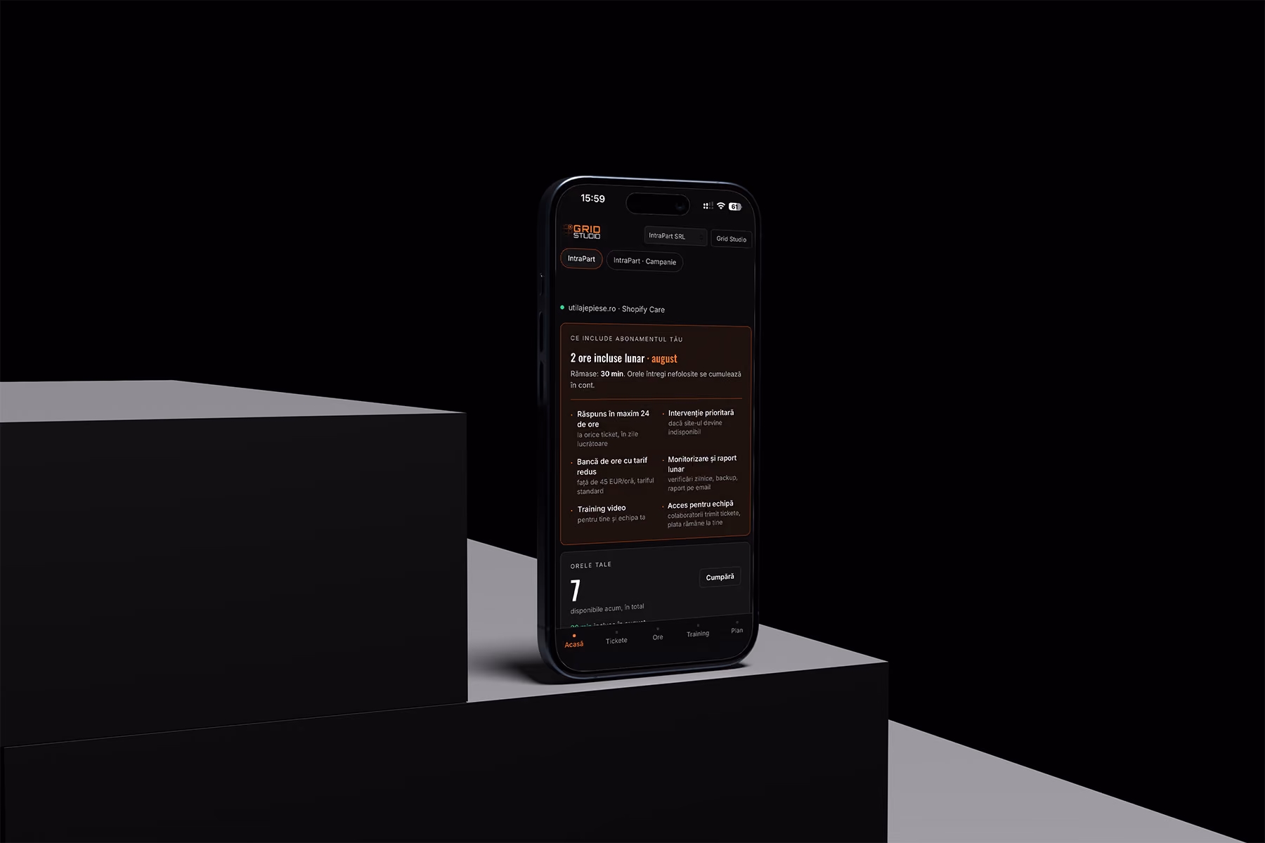 iphone dashboard