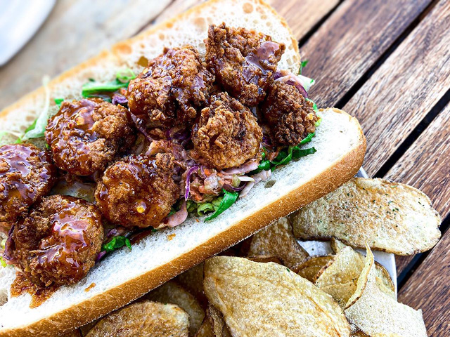 Bangin’ Shrimp Po’ Boy