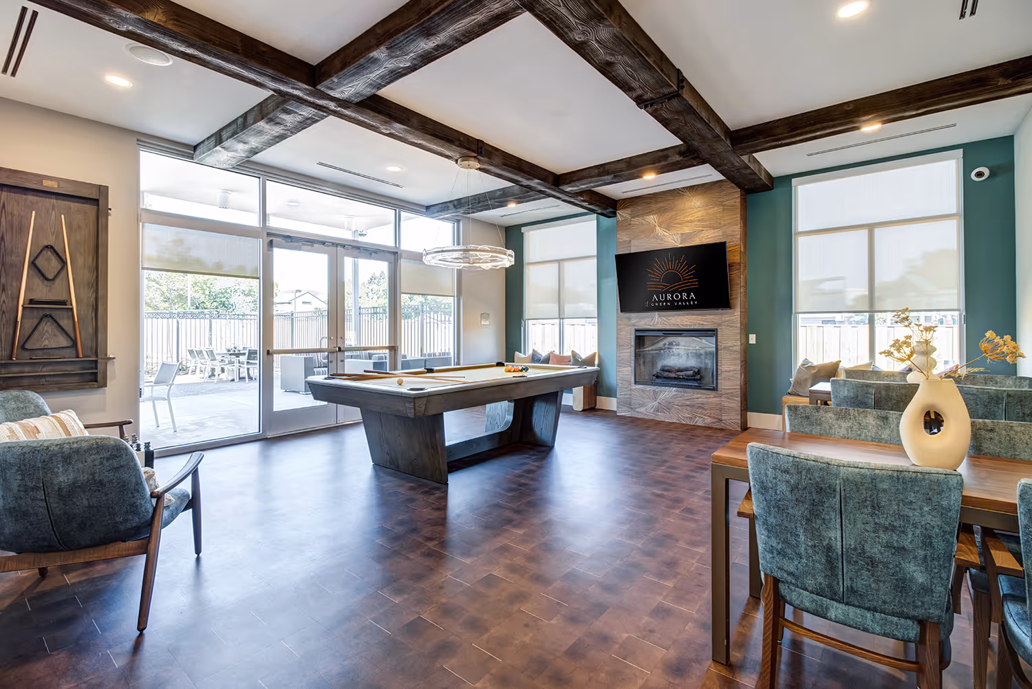 Club house seating area