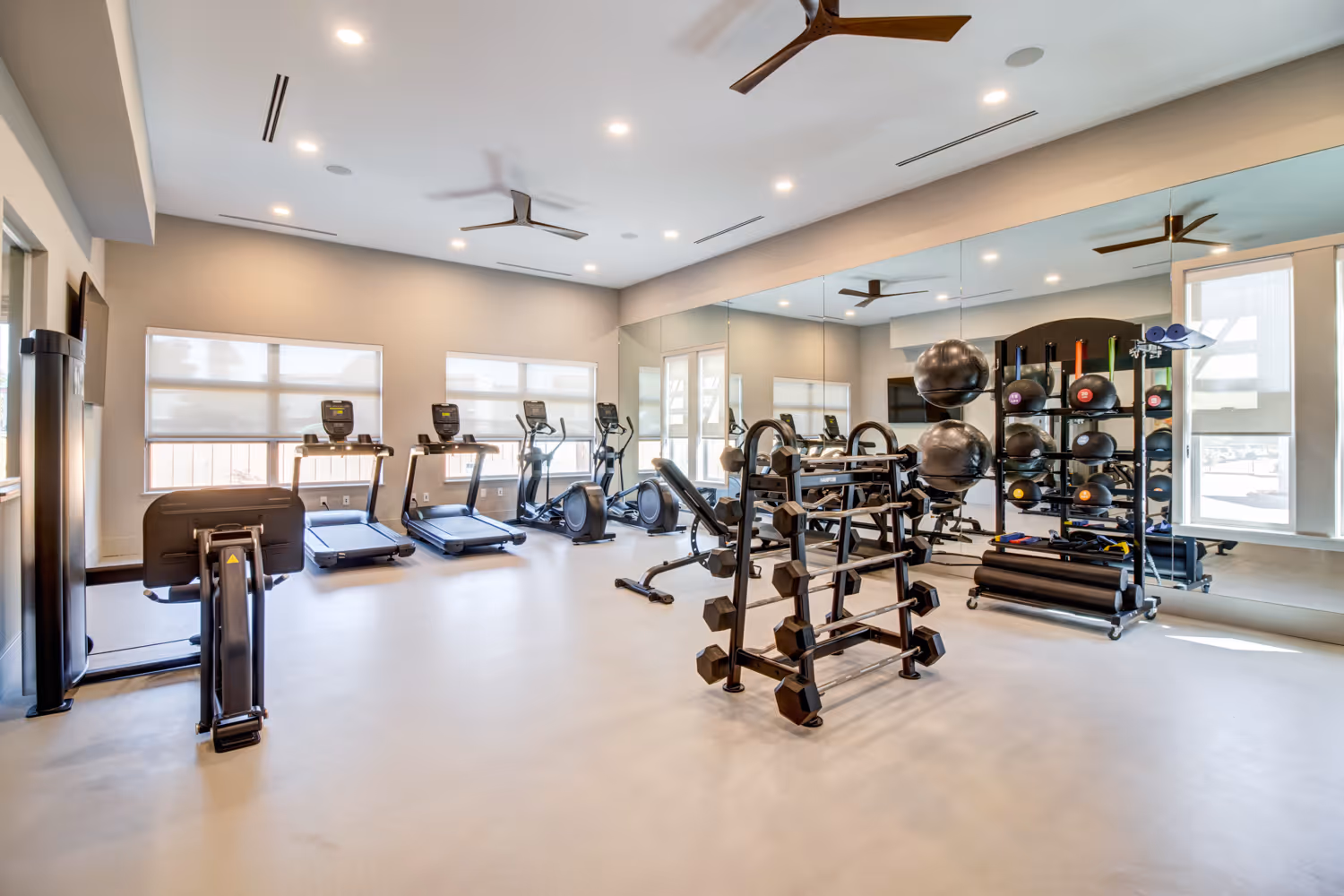 Clubhouse fitness center