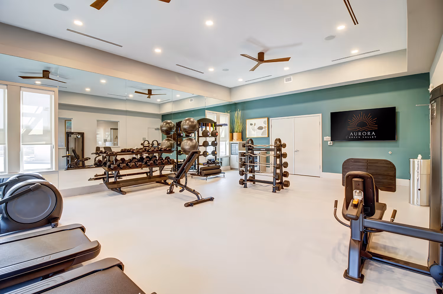 Clubhouse fitness center
