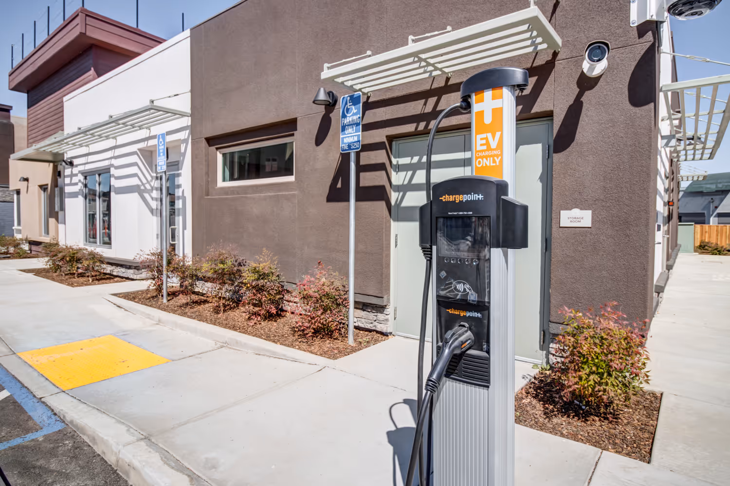 Property EV charging station