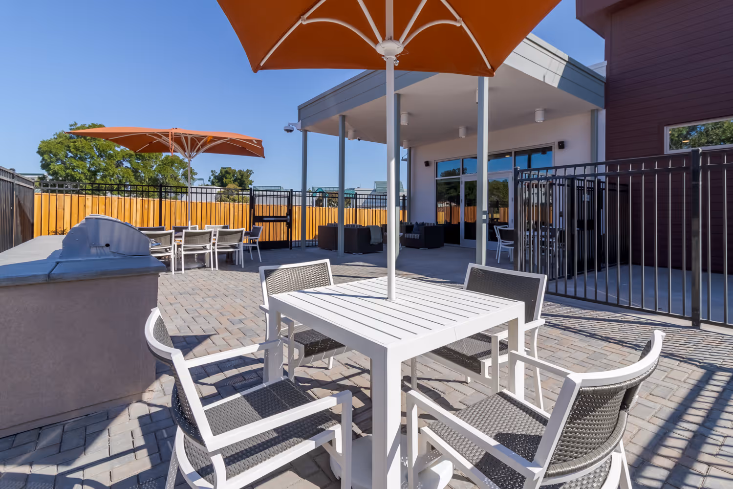 BBQ lounge area