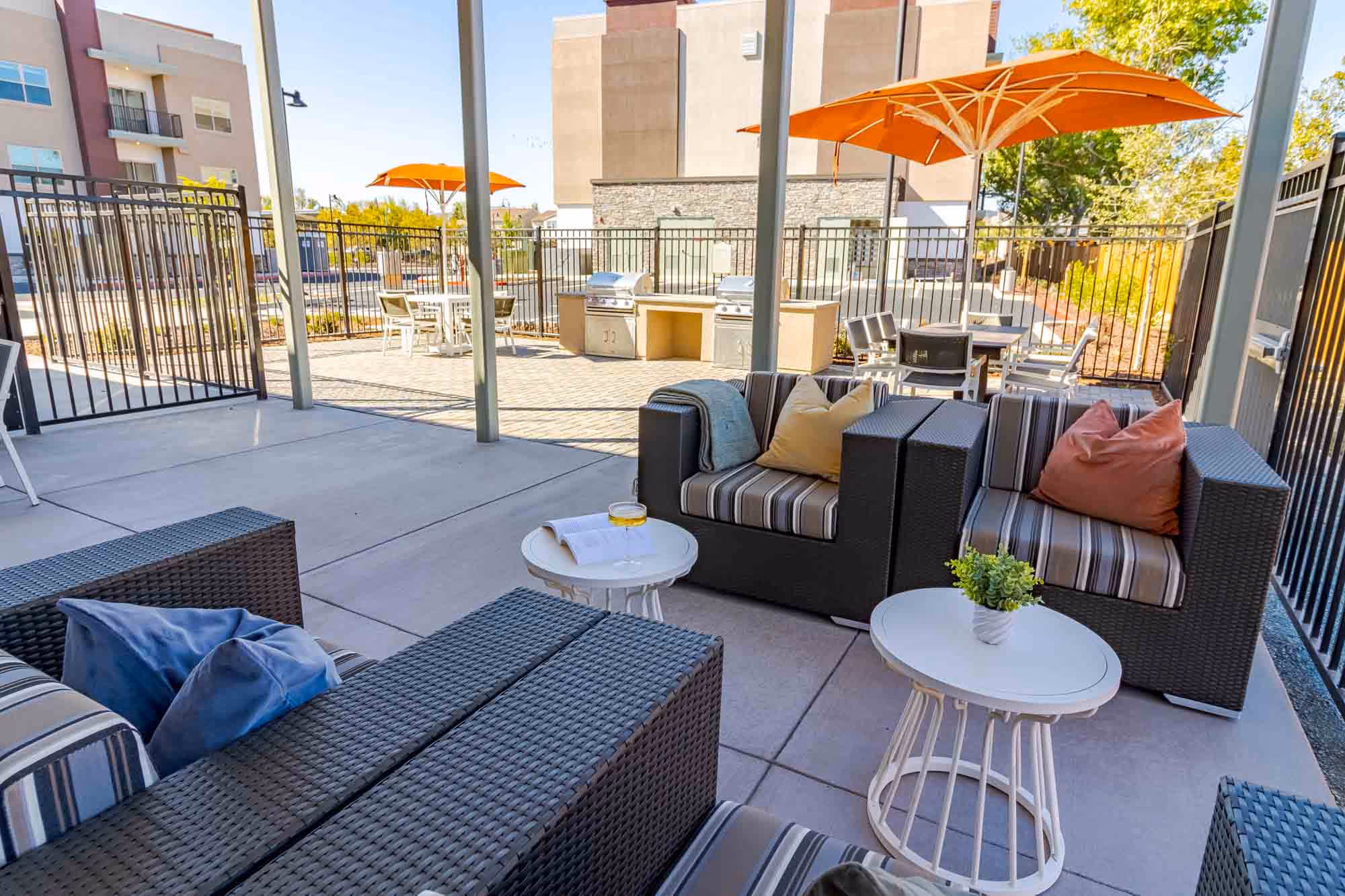 BBQ lounge area