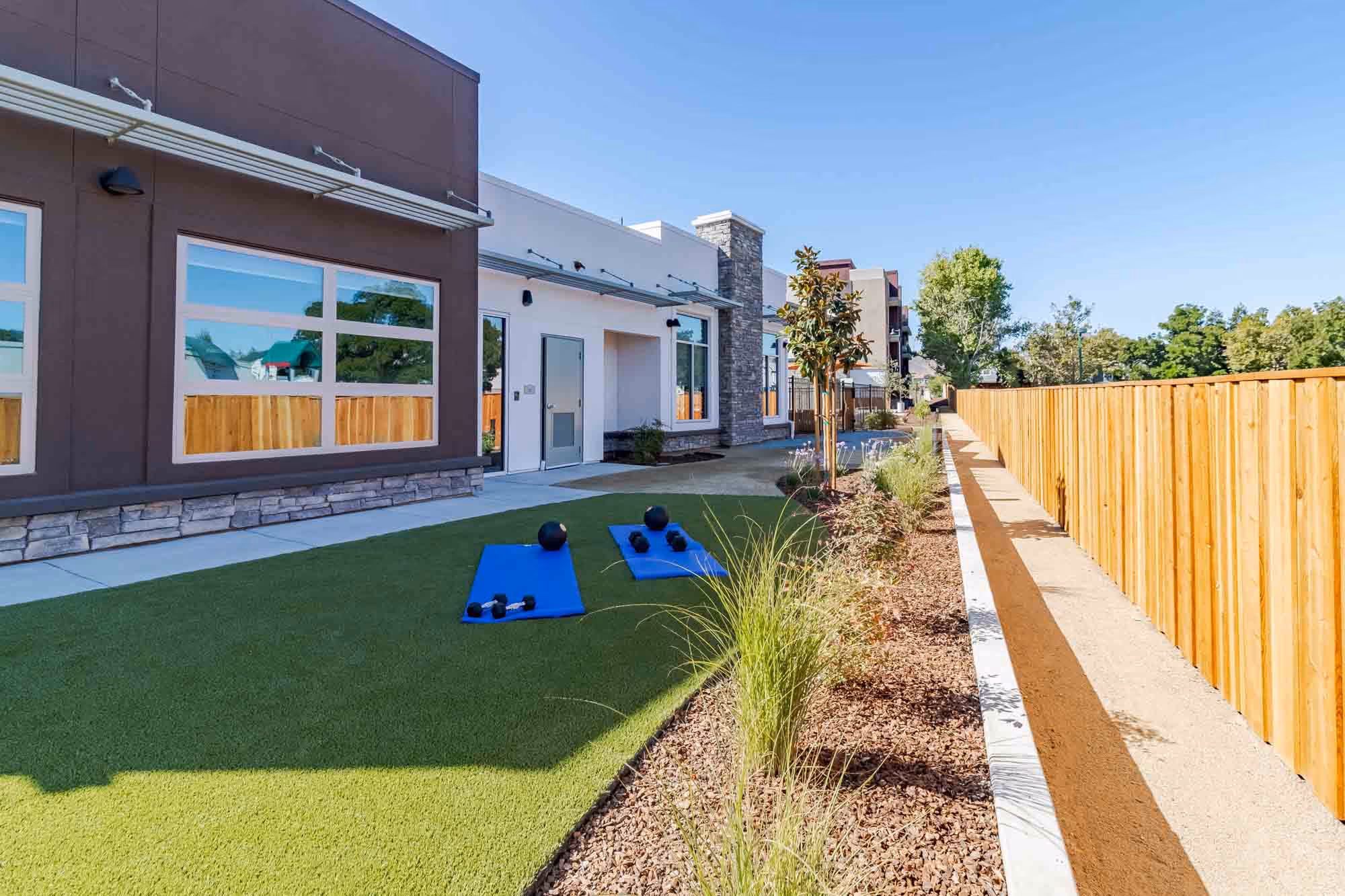 BBQ lounge area