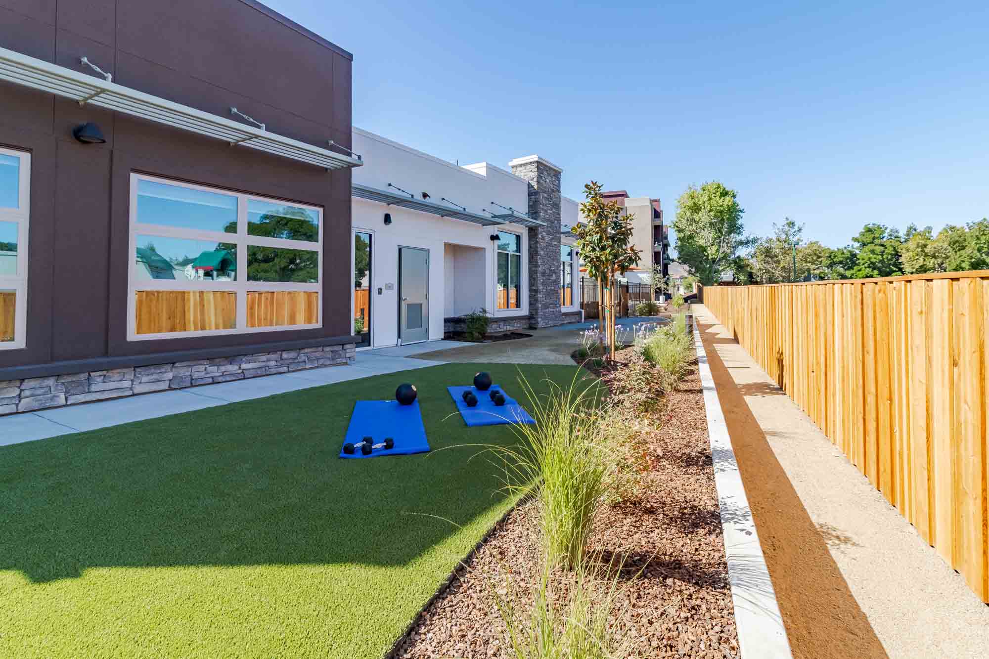 BBQ lounge area