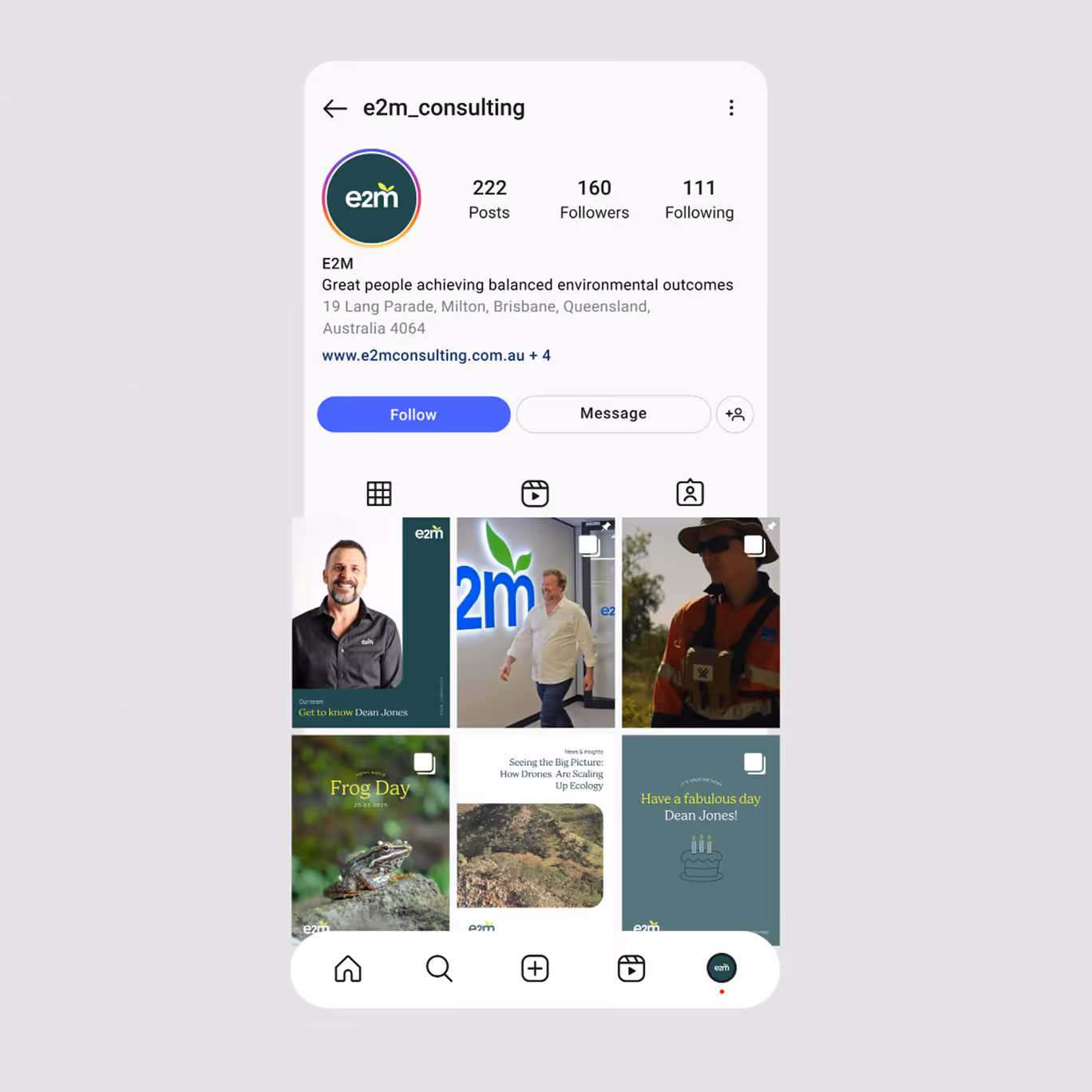 Branded social media templates for environmental consultant | 'Strate
