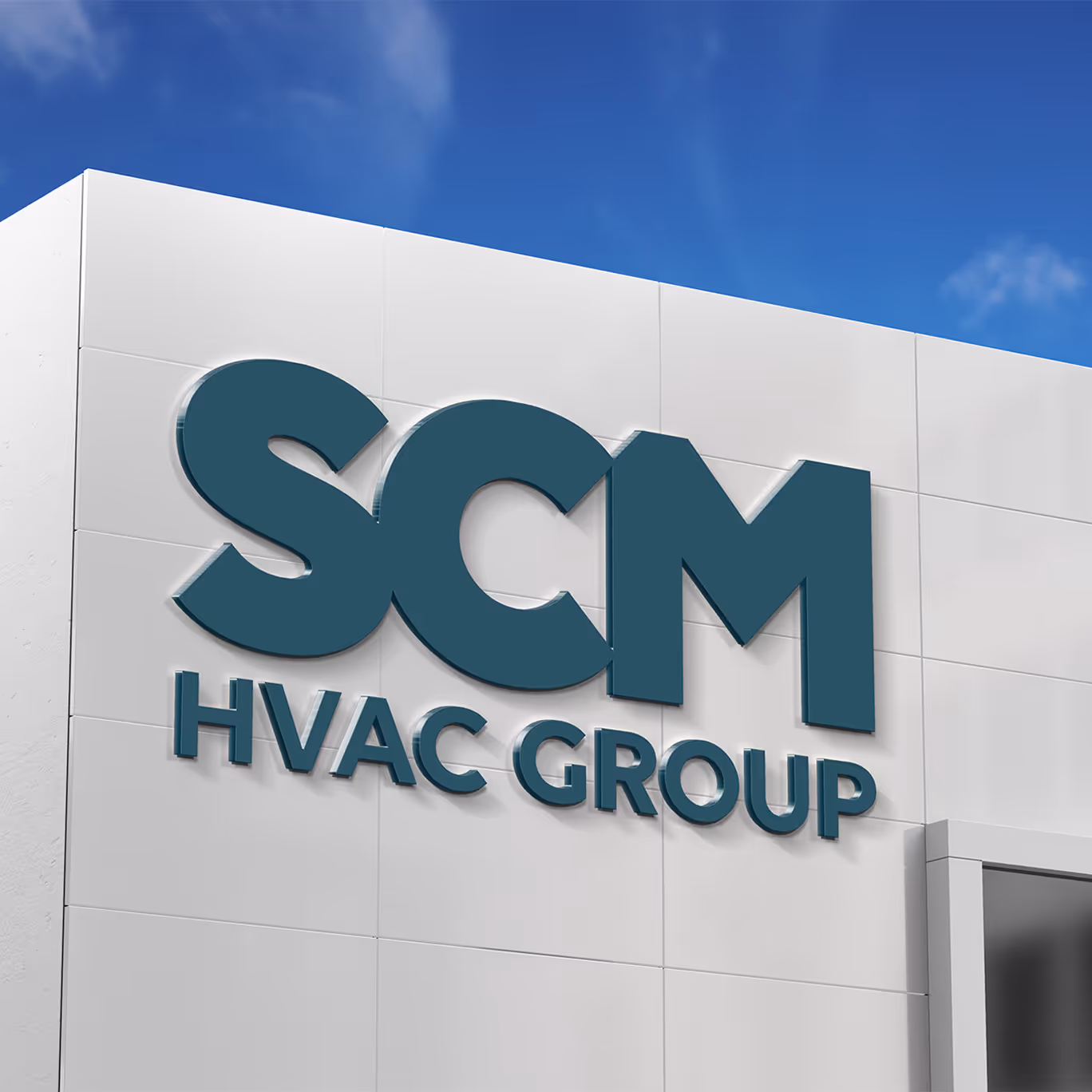 Building signage for HVAC business | 'Strate