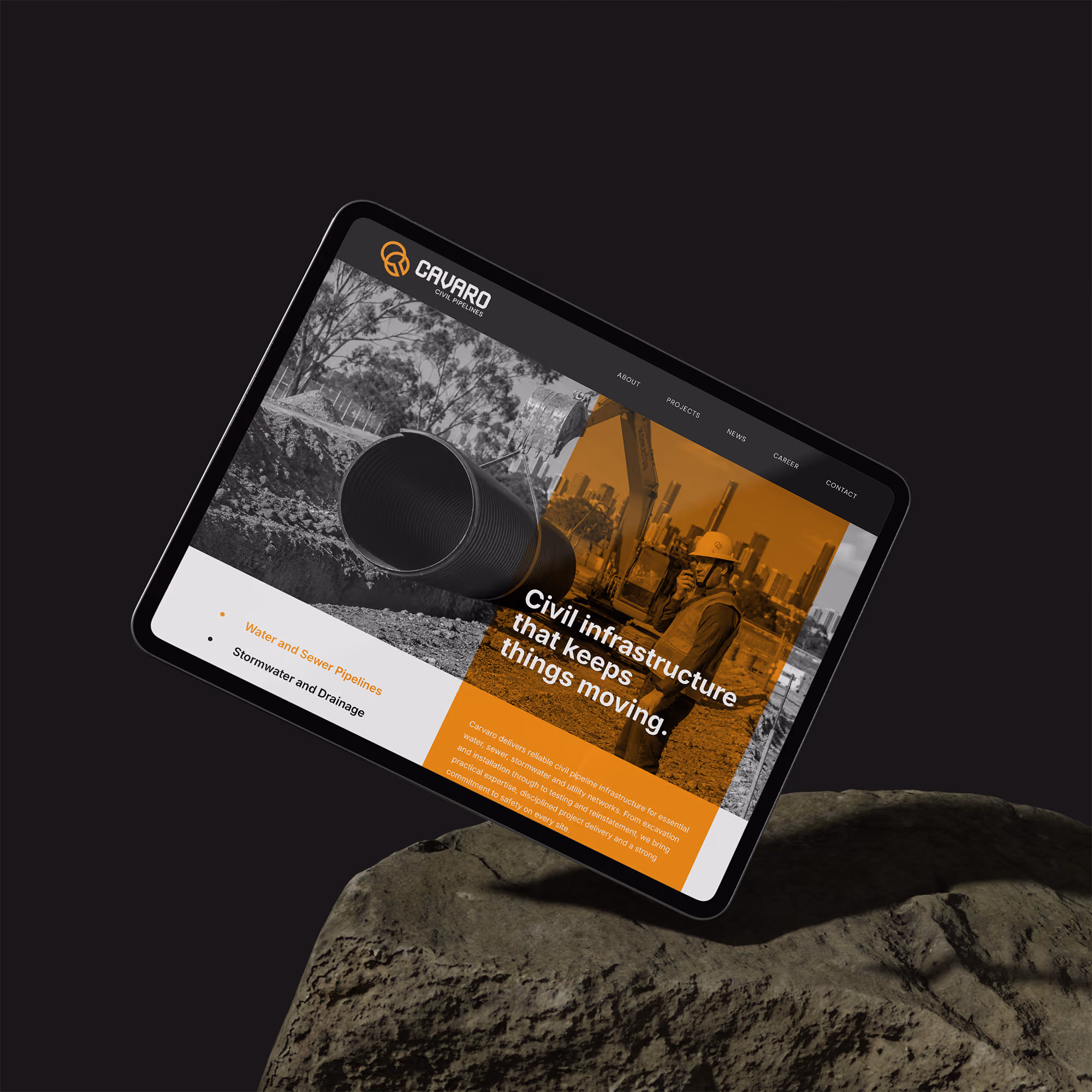 Website design for bespoke carpenter | 'Strate
