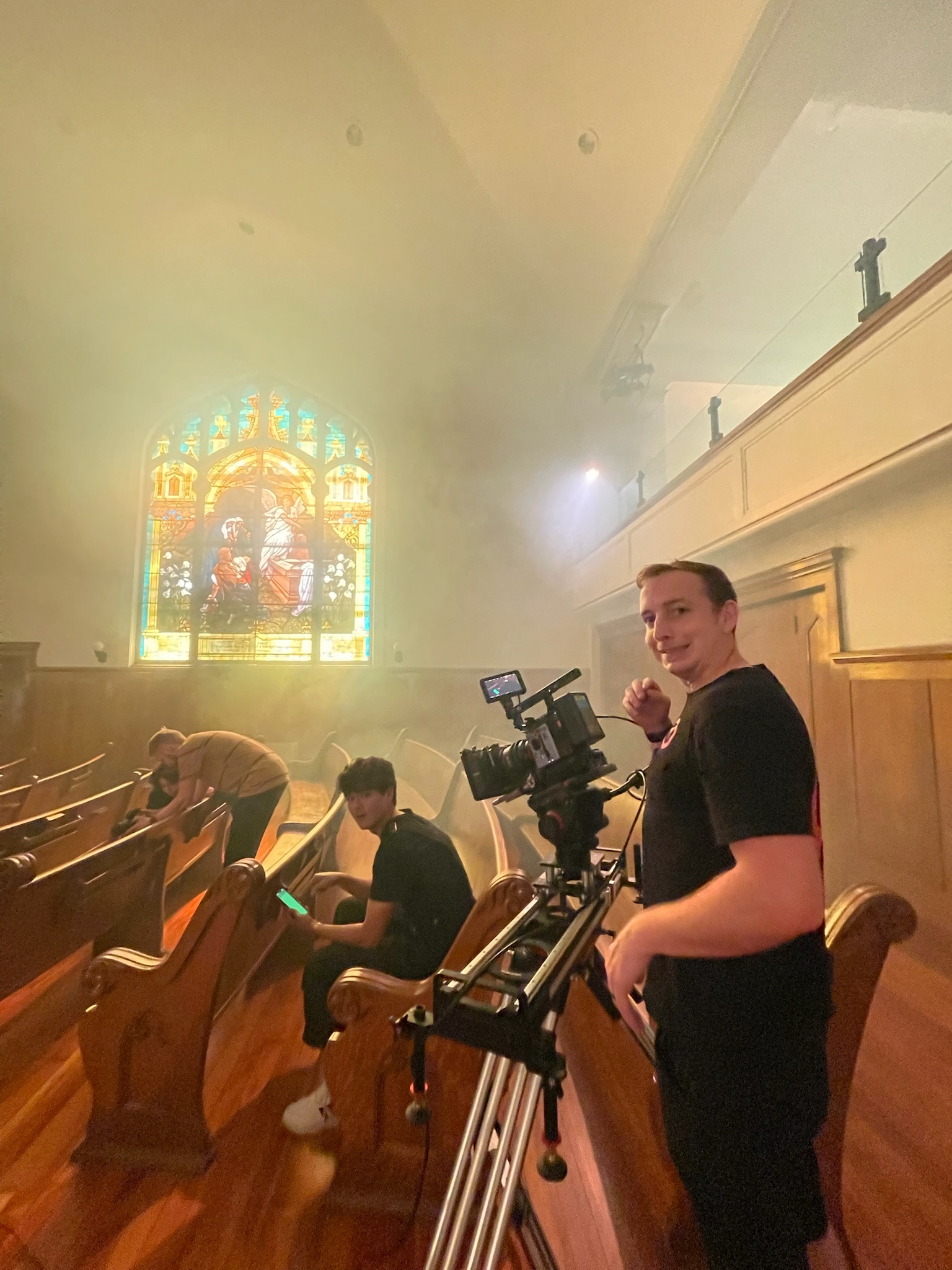 church filming