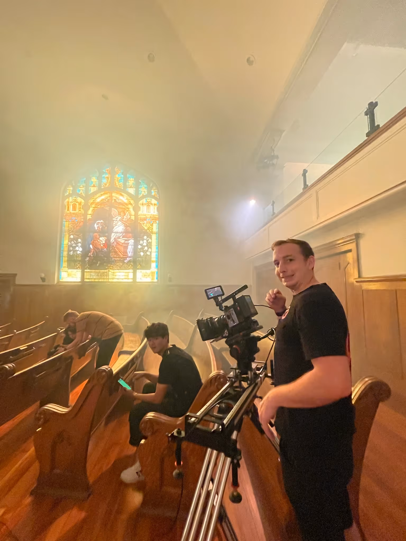 church filming